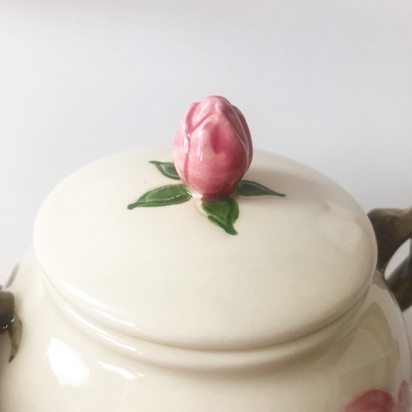 Vintage Franciscan Desert Rose Creamer & Sugar Set - Picture 7 of 14